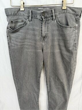 Banana Republic Men's Slim Straight Gray Jeans